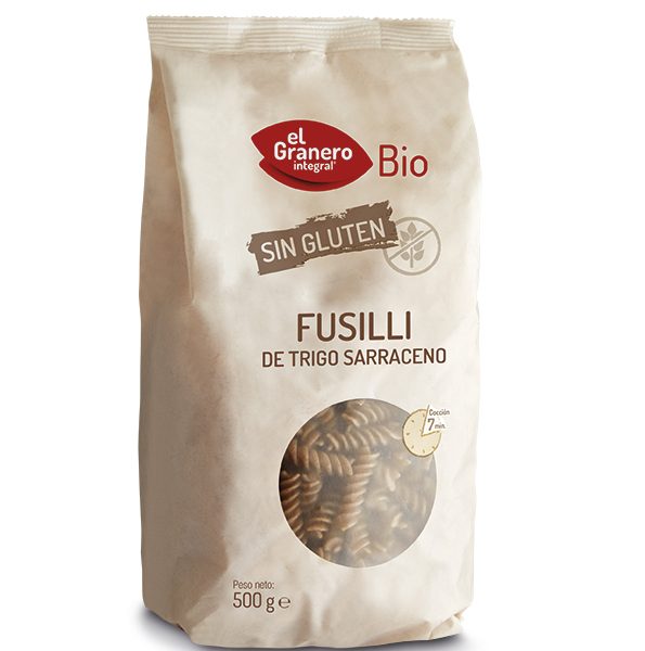 Fusilli de trigo sarraceno